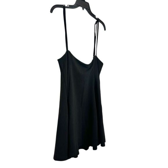 Shein Sleeveless Flared High Waist Scoop Neck Black Mini Cami Dress Size XL - Picture 2 of 4